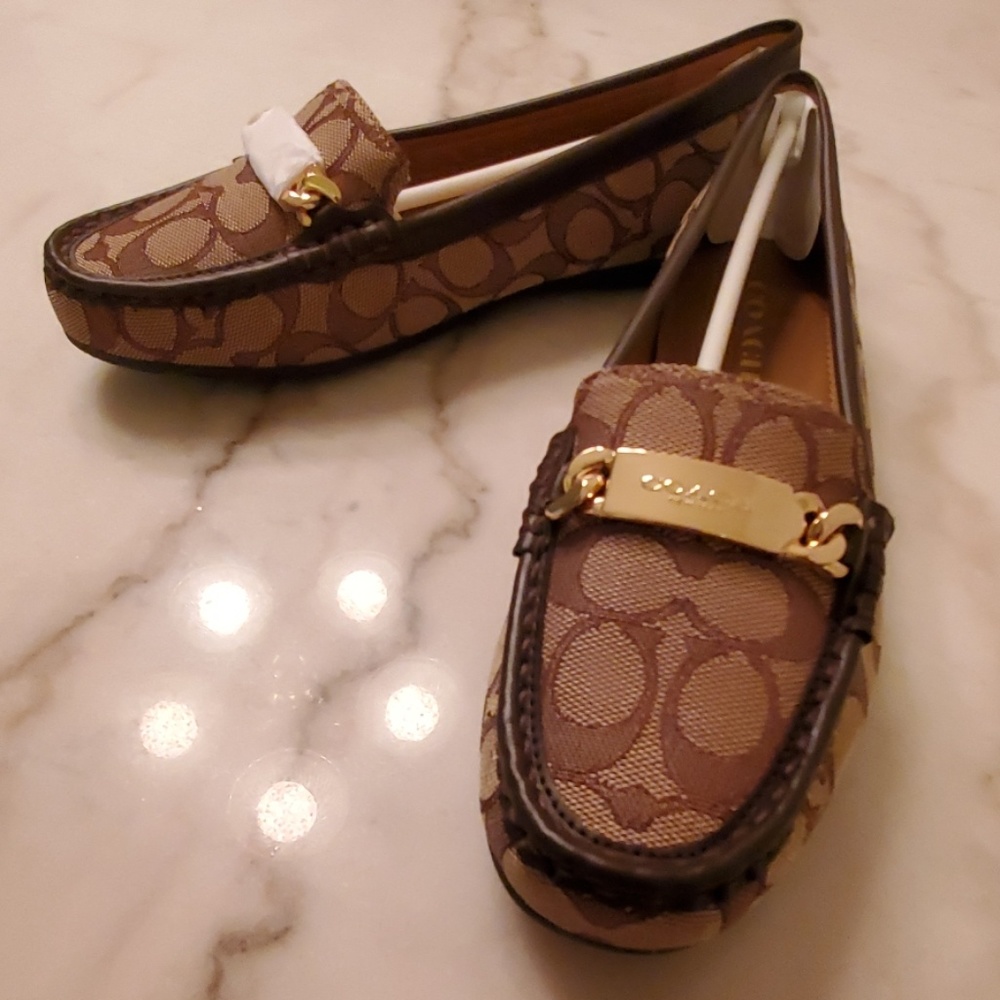 Coach size 8 loafers shoes